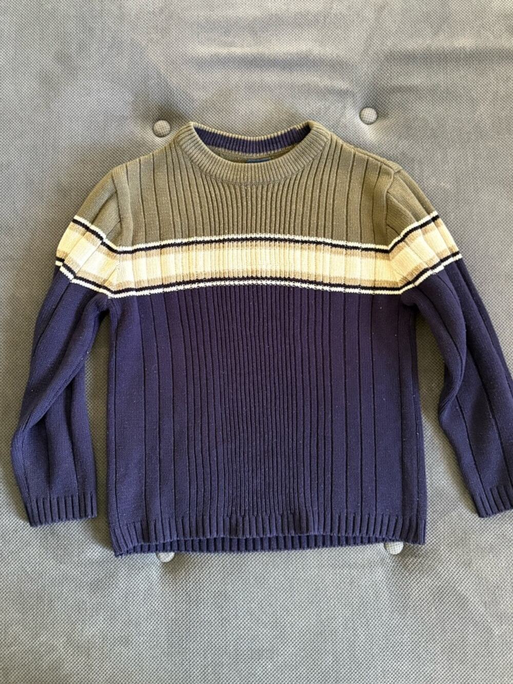 Vintage High Sierra striped colorblock sweater
